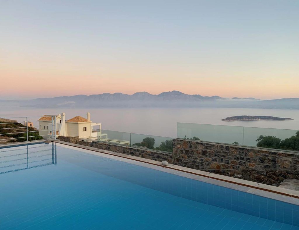 Home Construction in Crete with sea view and infinity pool
