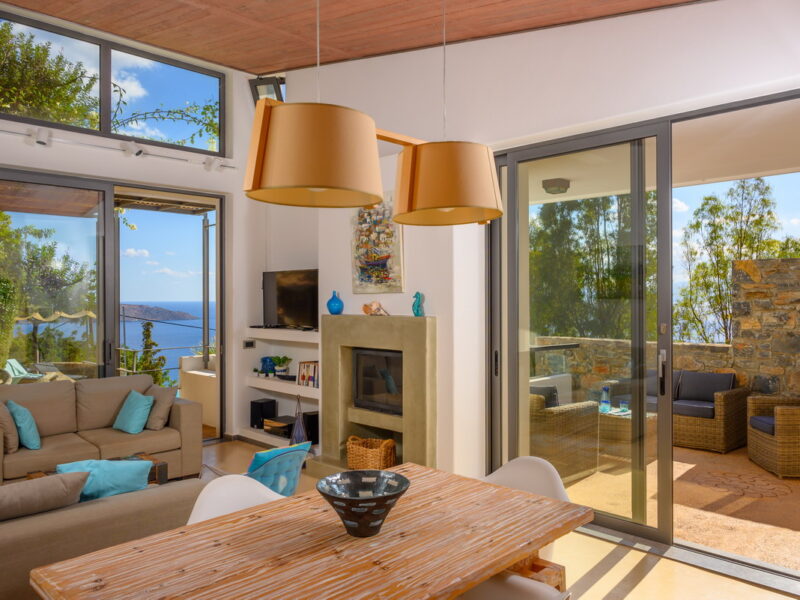 Unique 3-bedroom villa with panoramic sea views in Elounda | Crete