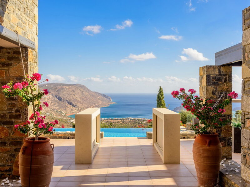 Unique villa in Plaka/Elounda with panoramic sea views | Crete